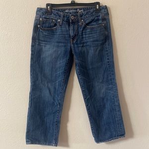 American Eagle “Boy Fit” Cropped Jeans